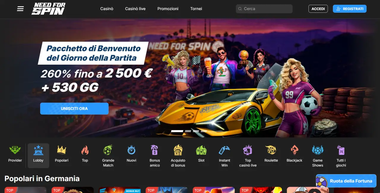 Need For Spin Casino